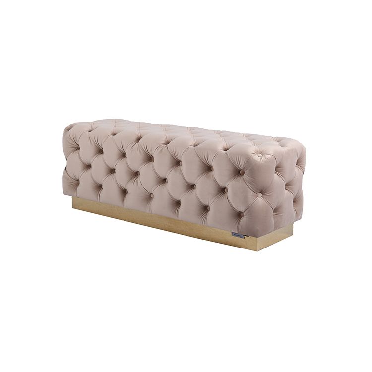 CALABRIA ZITBANKJE GOUD | TAUPE STOF MJ11-8