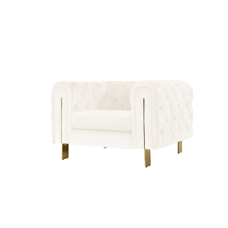 CAMPANIA ARMCHAIR GOLD | BEIGE FABRIC MJ11-1