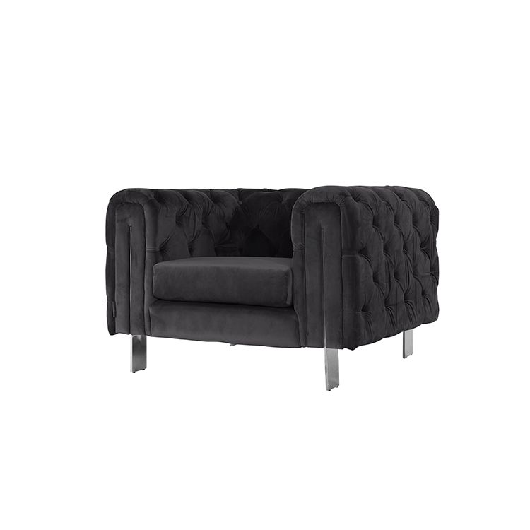 CAMPANIA ARMCHAIR | BLACK FABRIC MJ11-111