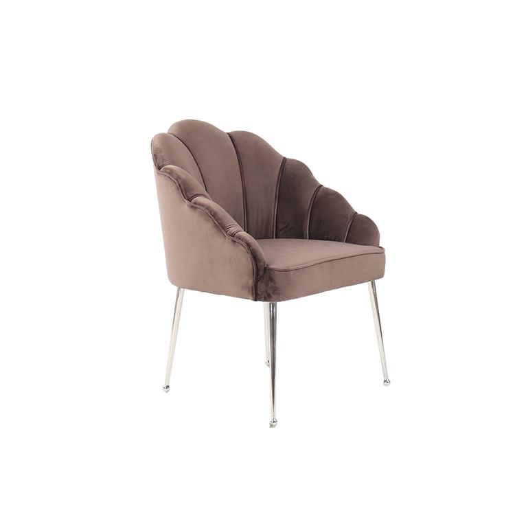 EMILLIA ARMCHAIR | BROWN FABRIC MJ11-82