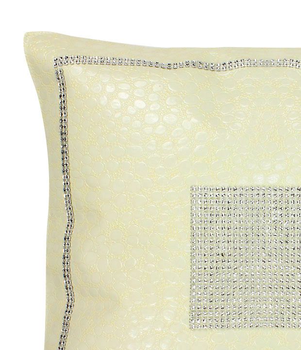 KUSSENSLOOP 45 x 45 CM LEATHERLOOK BEIGE