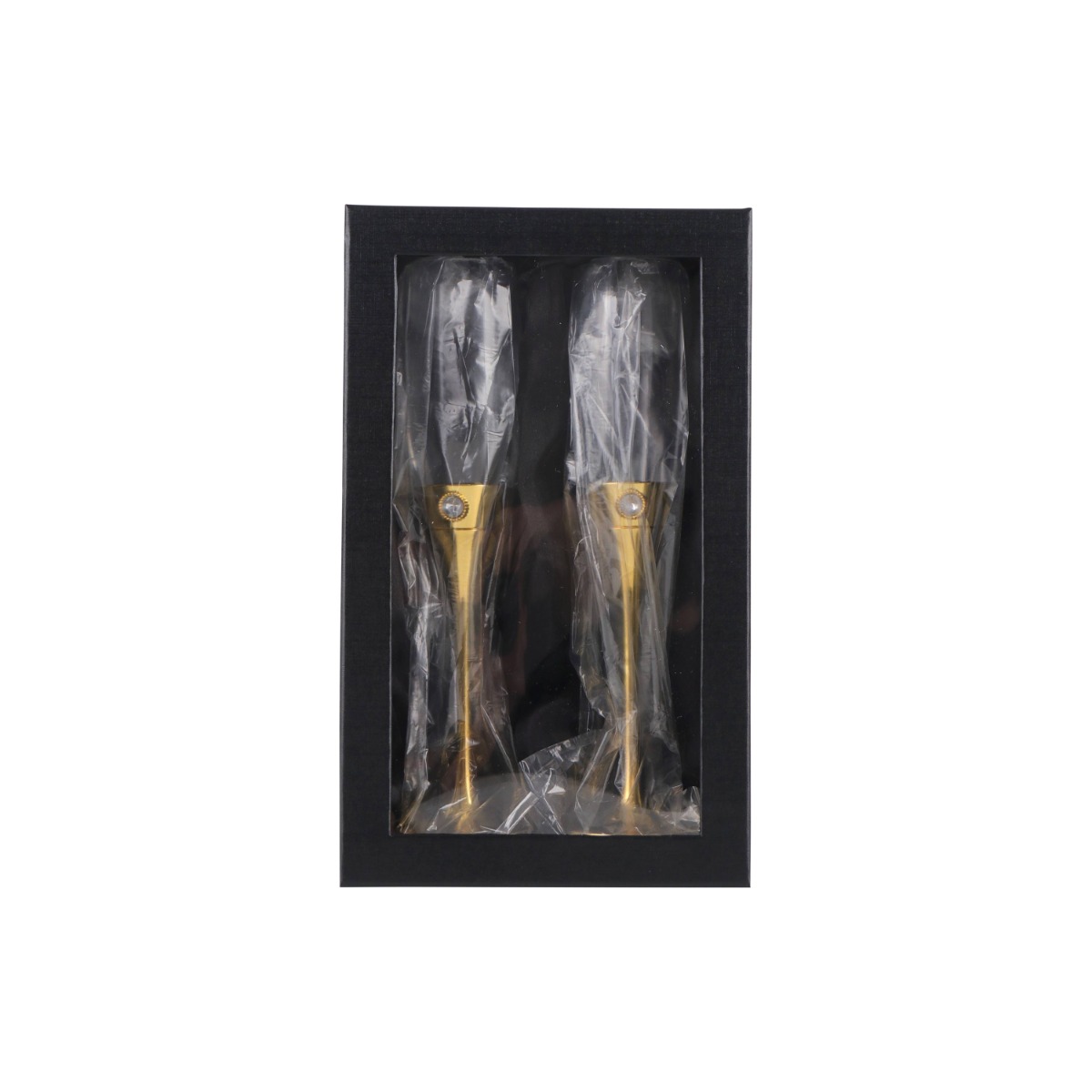 TROUWSET 003 GLAZEN | GOUD 2-DELIG