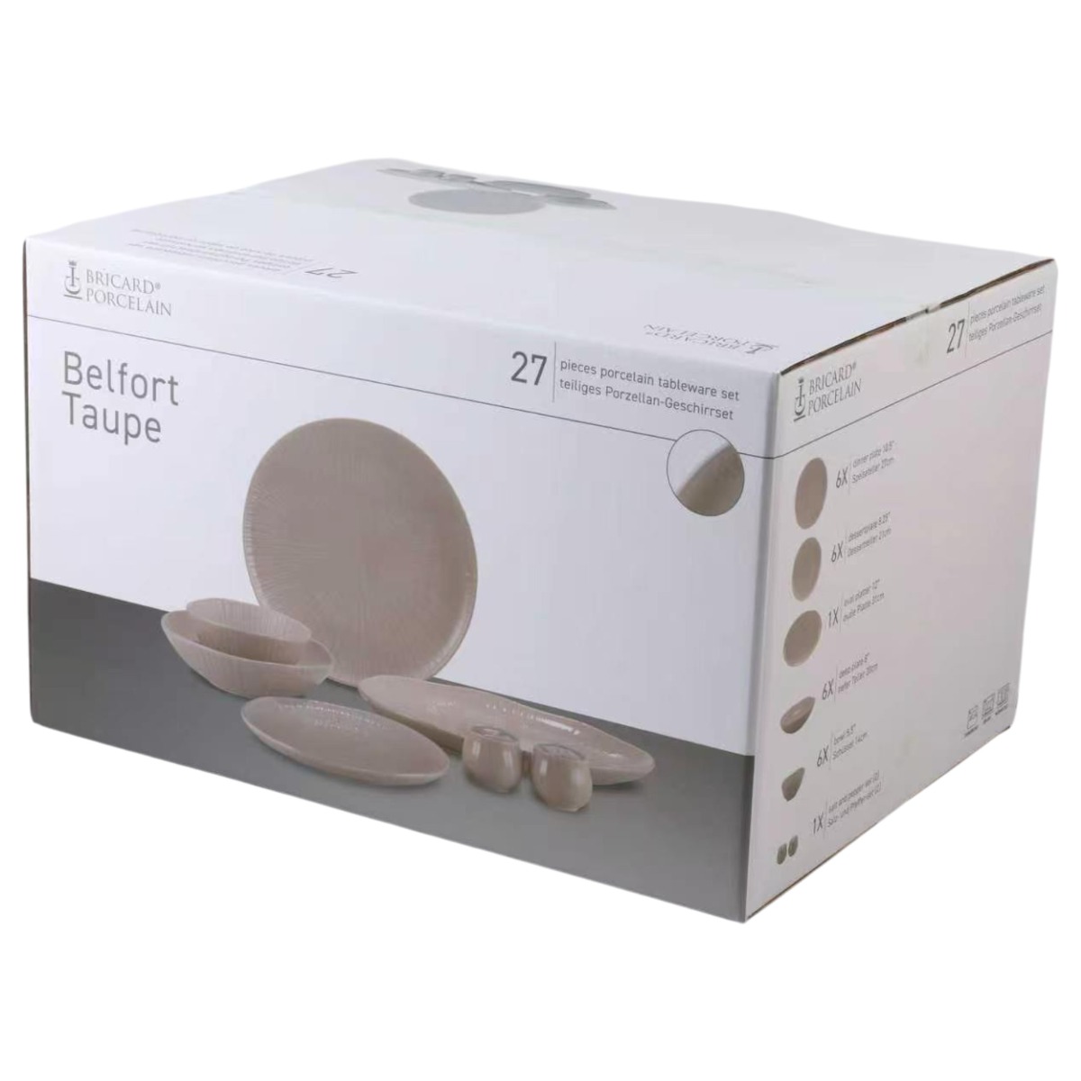 BRICARD BELFORT GESCHIRR SET | TAUP 27-TEILIG