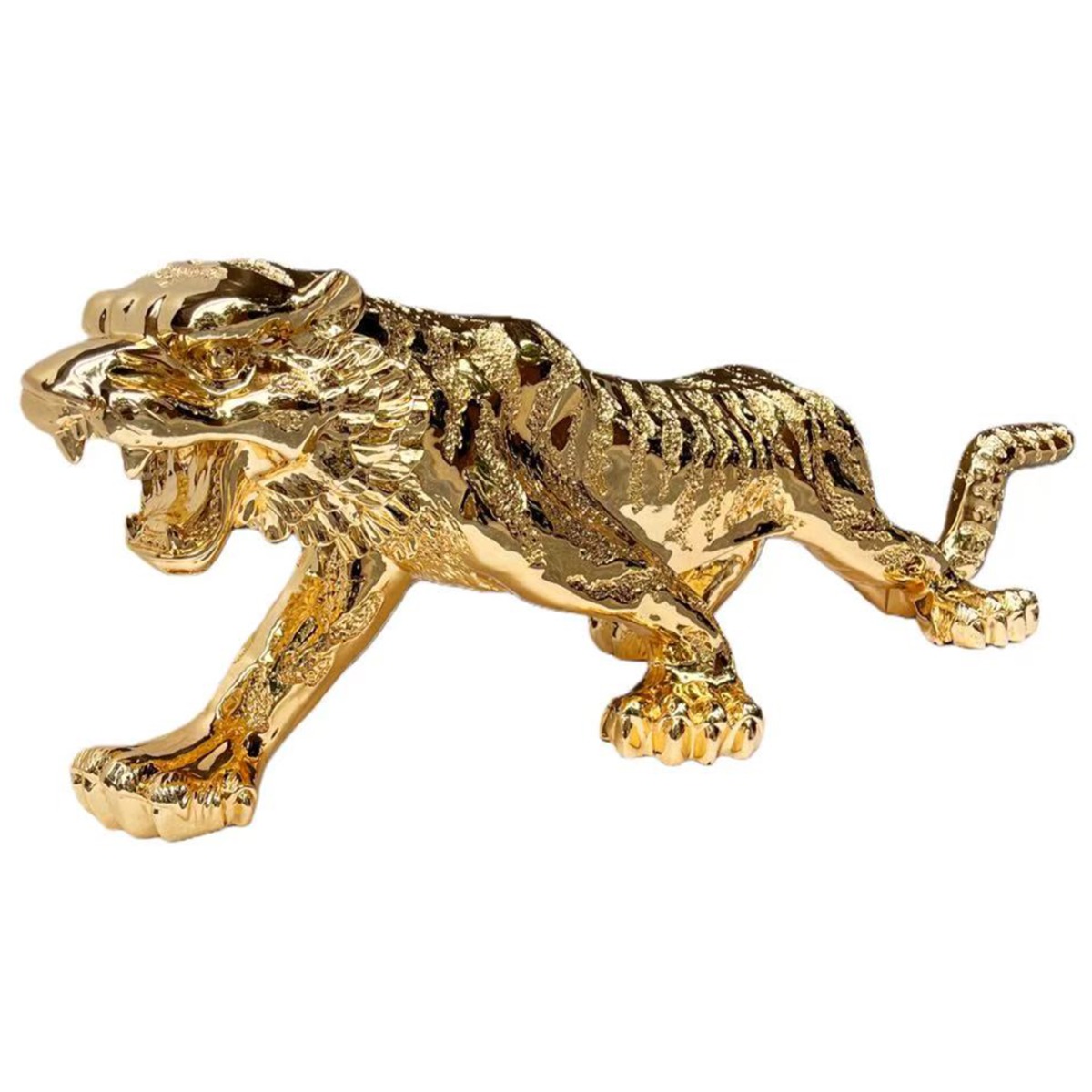 DEKO SKULPTUR CNR1606 LEOPARD | 101 CM GOLD