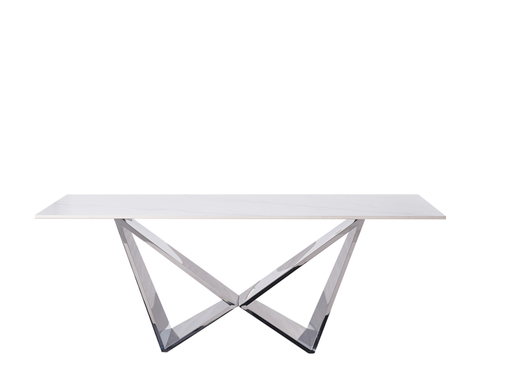 CENTO COUCHTISCH SILBER | 130X70X42 CM KERAMIK CW002