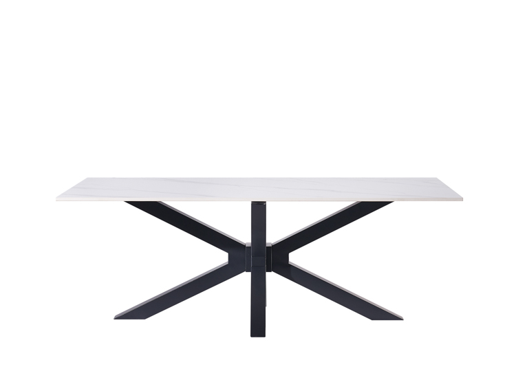 TERNI COUCHTISCH MAT SCHWARZ | 130X70X42 CM KERAMIK SW001