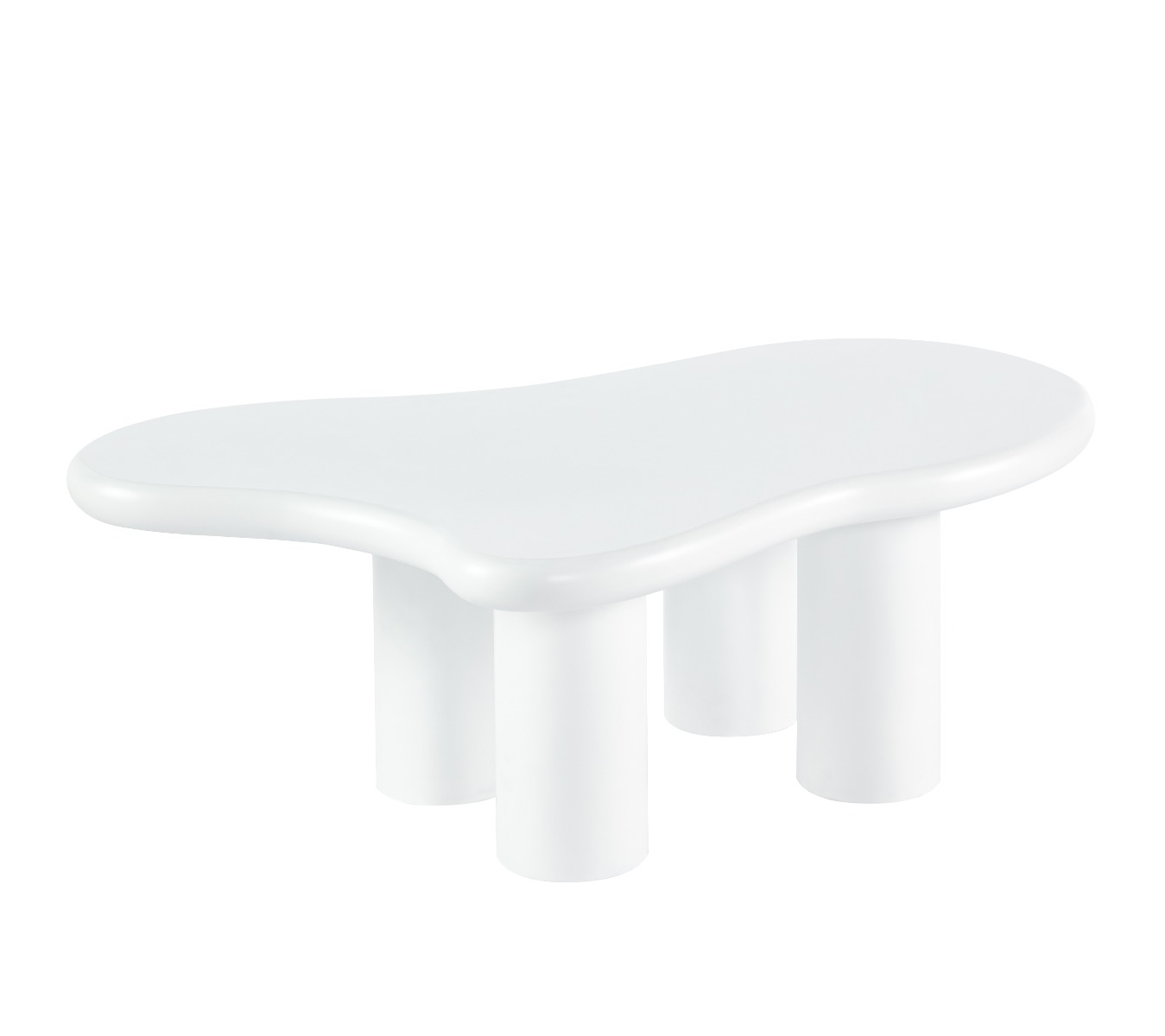BOBBIO COFFEE TABLE WHITE | 130X80X40 CM WHITE