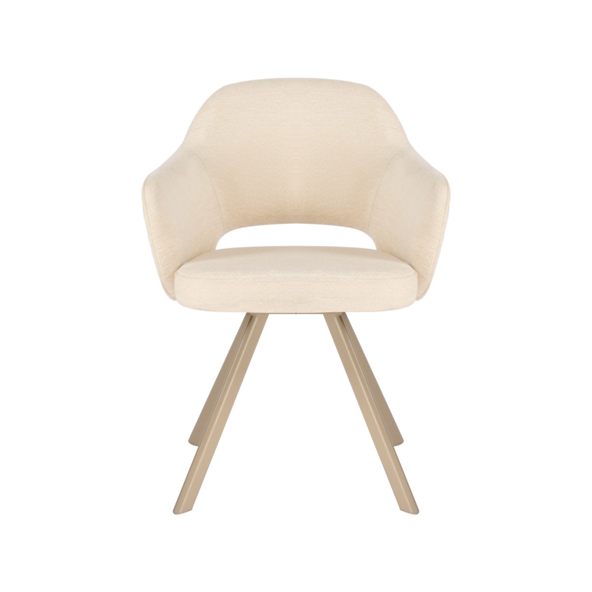 DORIA DINING CHAIR BEIGE | BEIGE FABRIC OC111