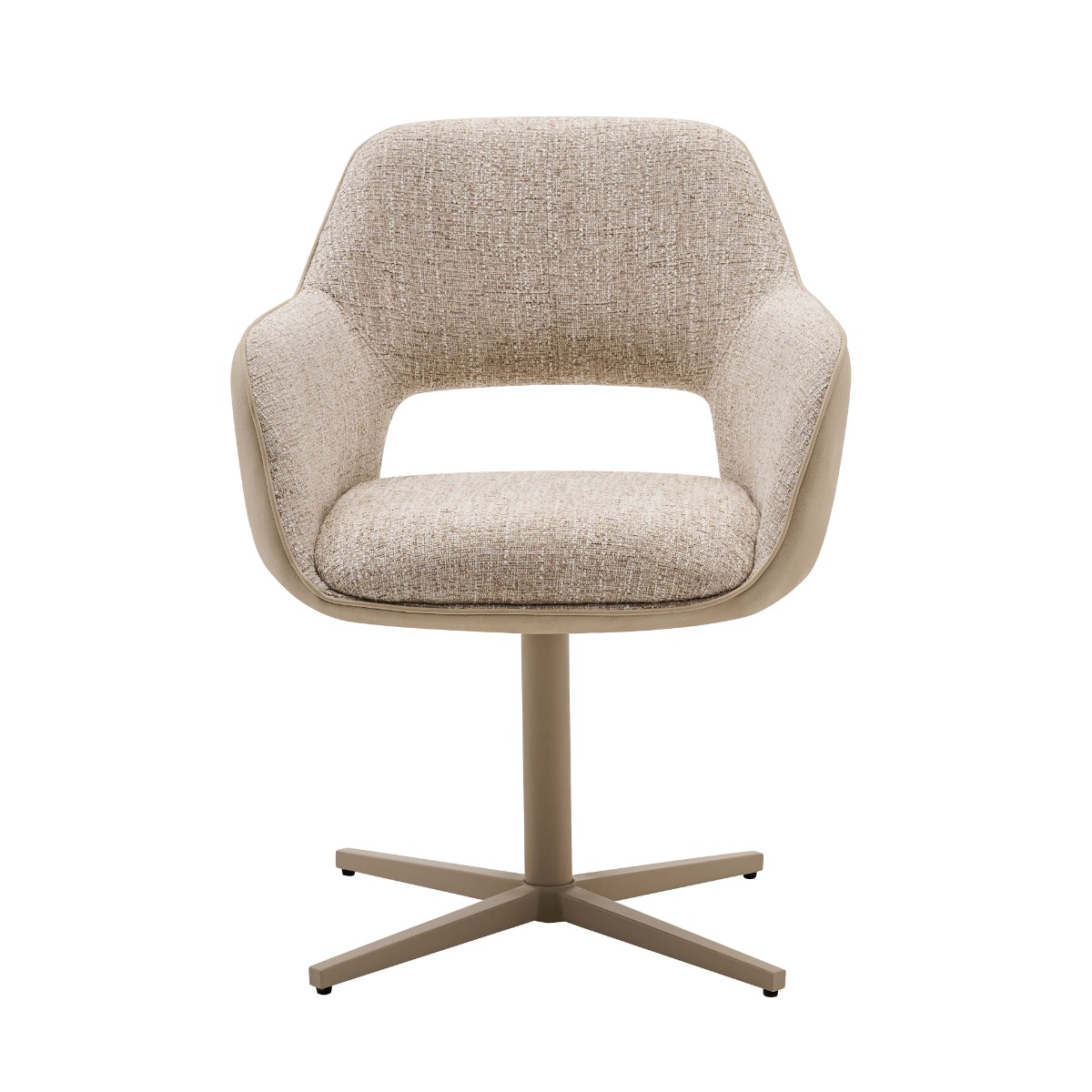 ALBA EETKAMERST. BEIGE | BEIGE STOF G1224-8 + VELOURS VEGA02