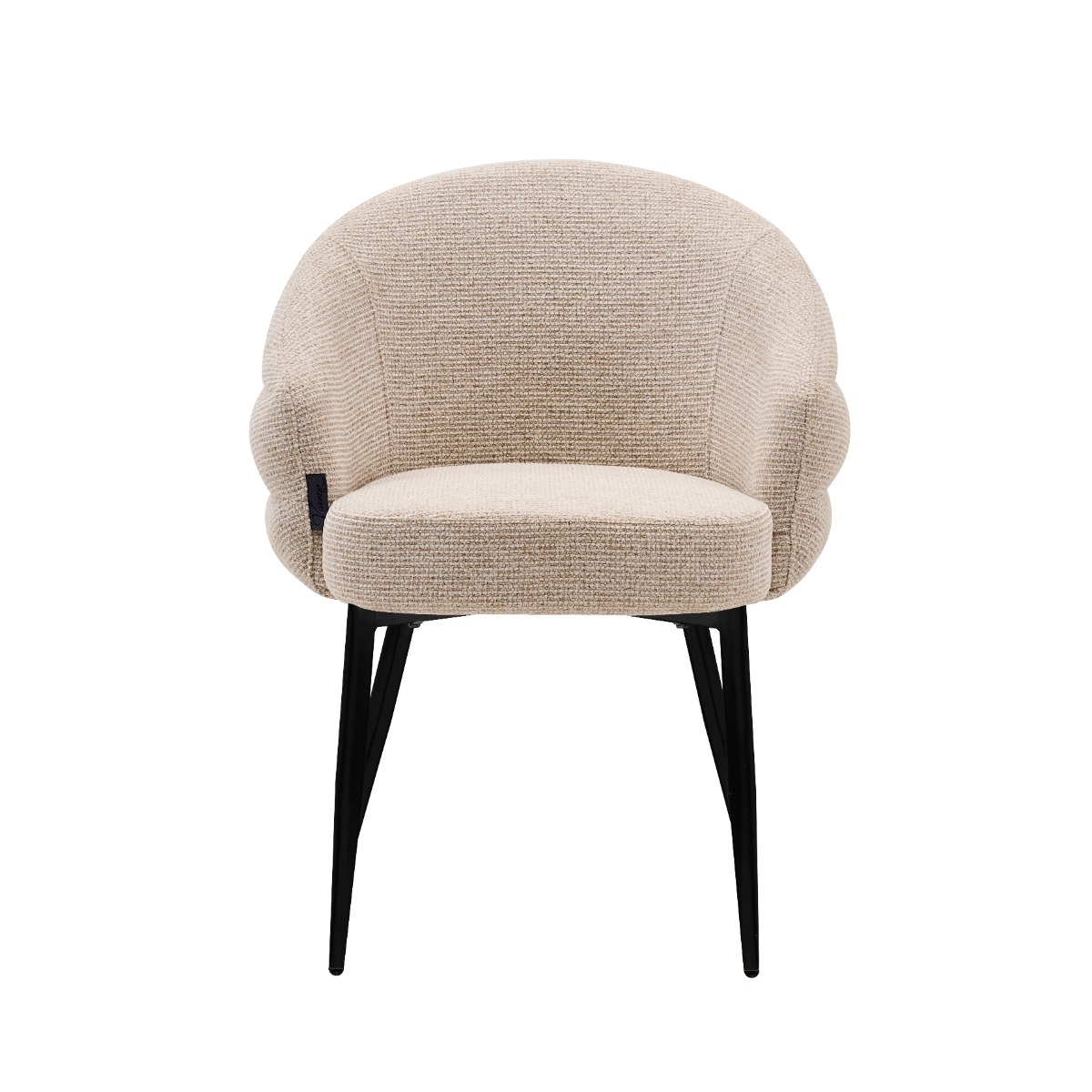 OSTUNI DINING CHAIR BEIGE | CREAM FABRIC Q52-02