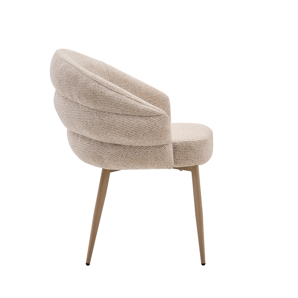 OSTUNI ESSENSSTUHL BEIGE | CREME STOFF Q52-02