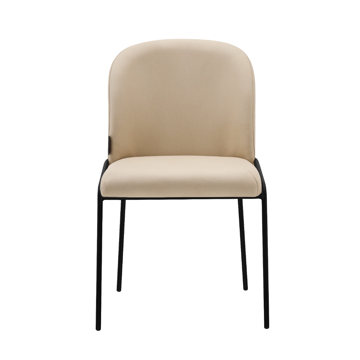 SALVE DINING CHAIR BLACK | BEIGE VELOURS VEGA02