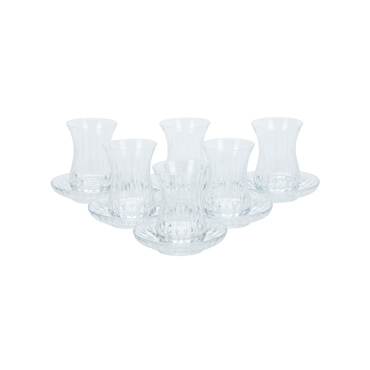 BRICARD LINES TEEGLÄSER SET | 12-TEILIG