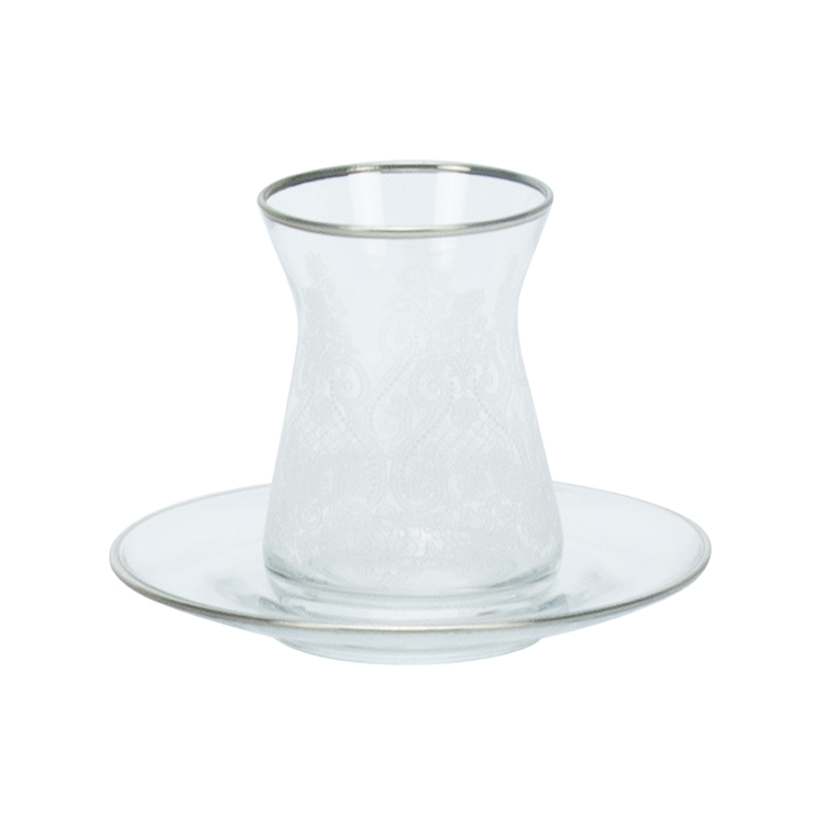 BRICARD ALIZE TEEGLÄSER SET | SILBER 12-TEILIG