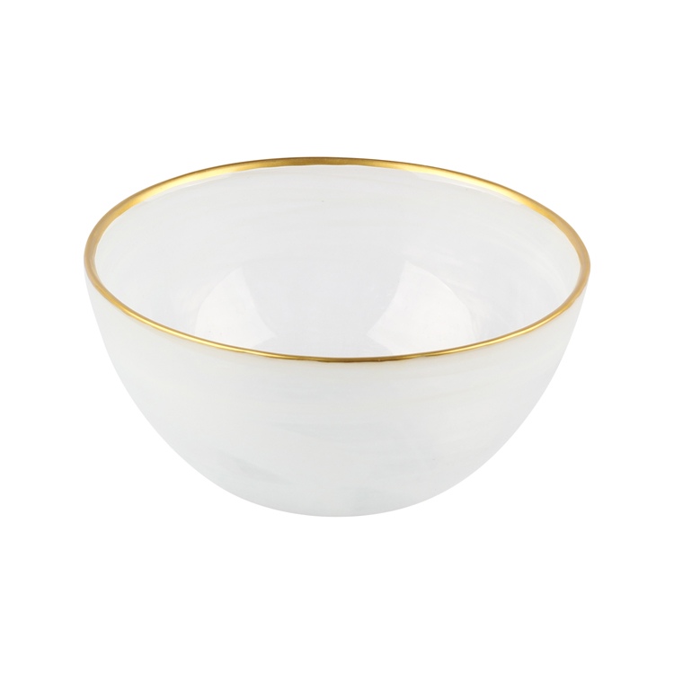 BRICARD ISTANBUL BOWL SET | 15 CM WHITE-GOLD 6-PIECES