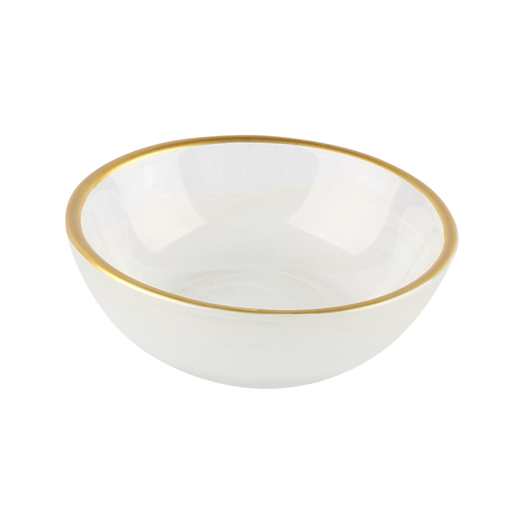 BRICARD ISTANBUL KOMMEN SET | 9 CM WIT-GOUD 6-DELIG