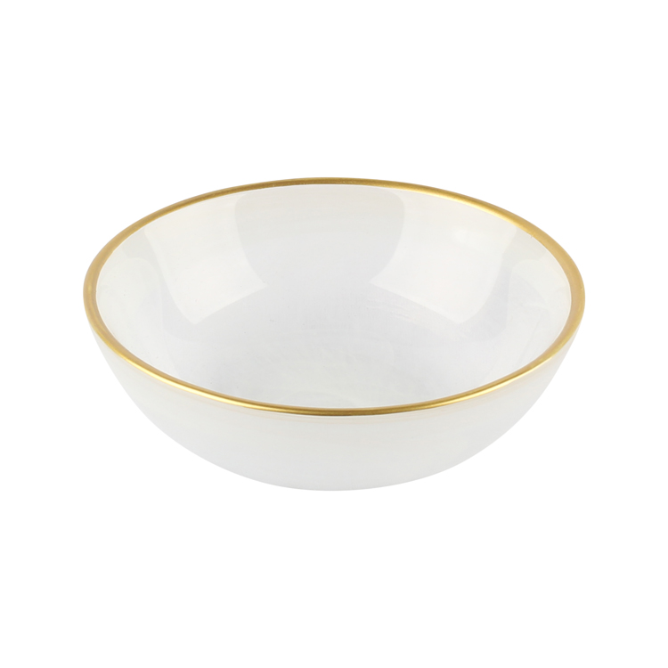 BRICARD ISTANBUL KOMMEN SET | 11 CM WIT-GOUD 6-DELIG