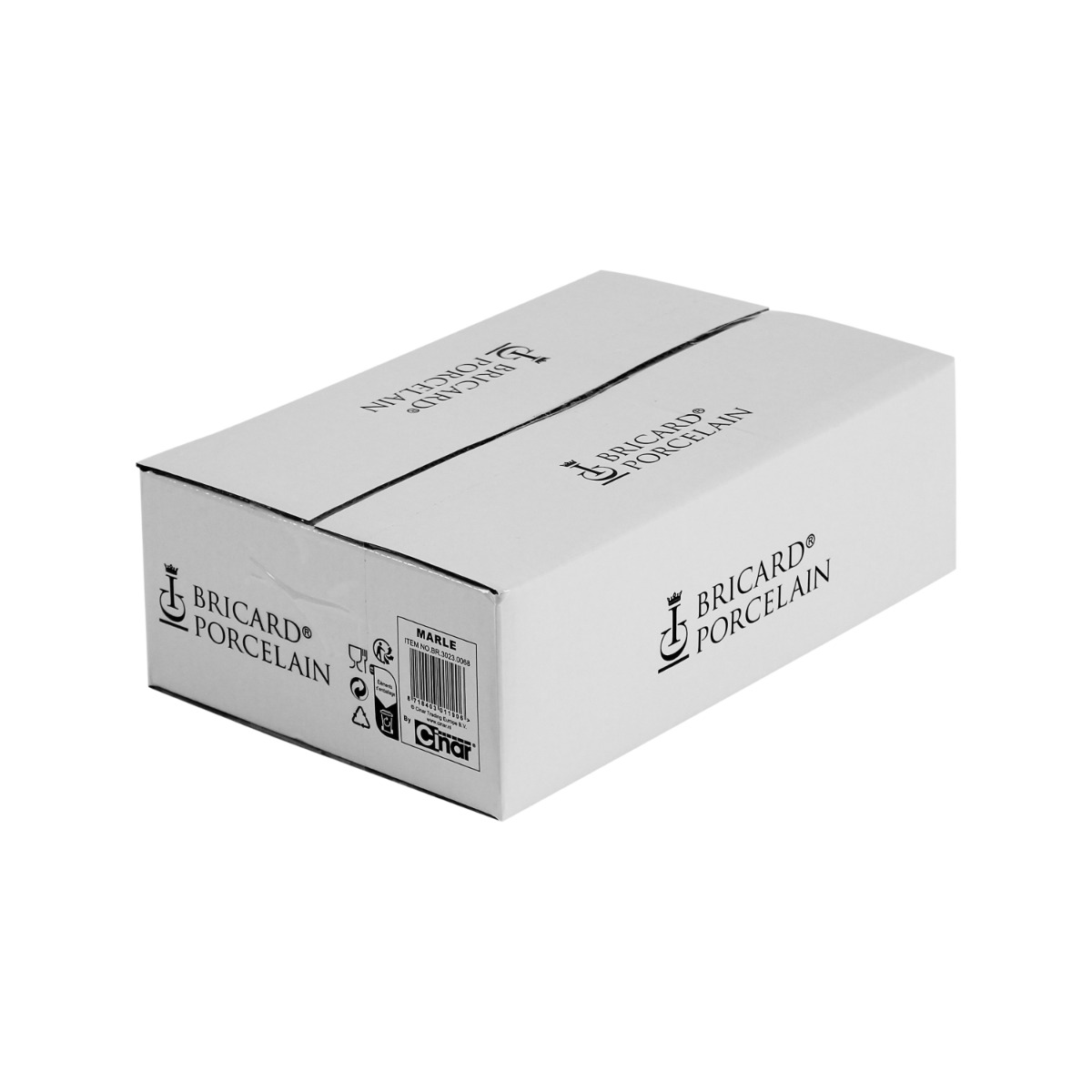 BRICARD MARLE TELLER SET | OVAL 20,3X6,5X2,0 CM 6-TEILIG