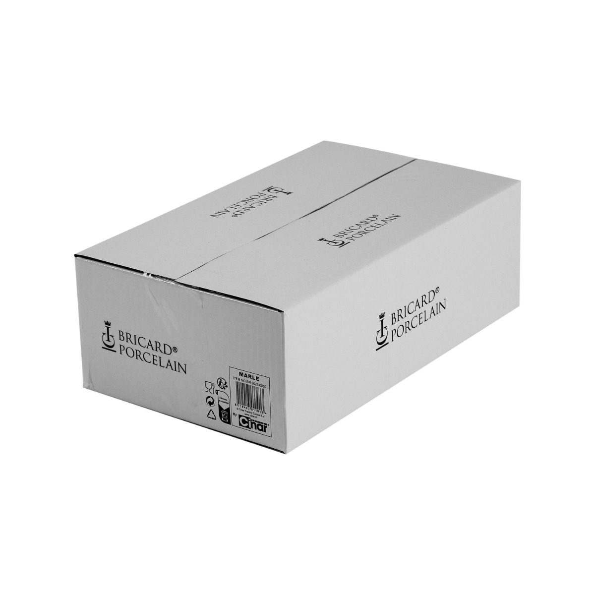 BRICARD MARLE TELLER SET | OVAL 26,0X8,4X2,4 CM 6-TEILIG