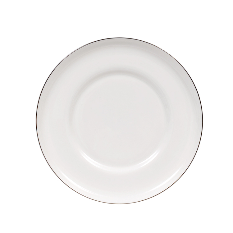 BRICARD MACON GESCHIRR SET | WEISS-SILBER 25-TEILIG