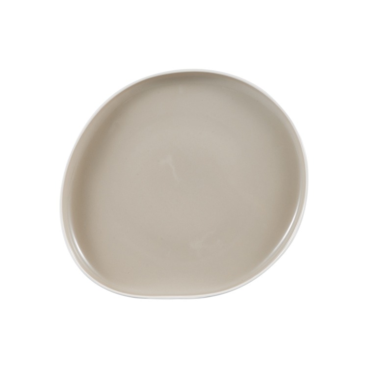 BRICARD BARLES GESCHIRR SET | WEIß-TAUPE 25-TEILIG