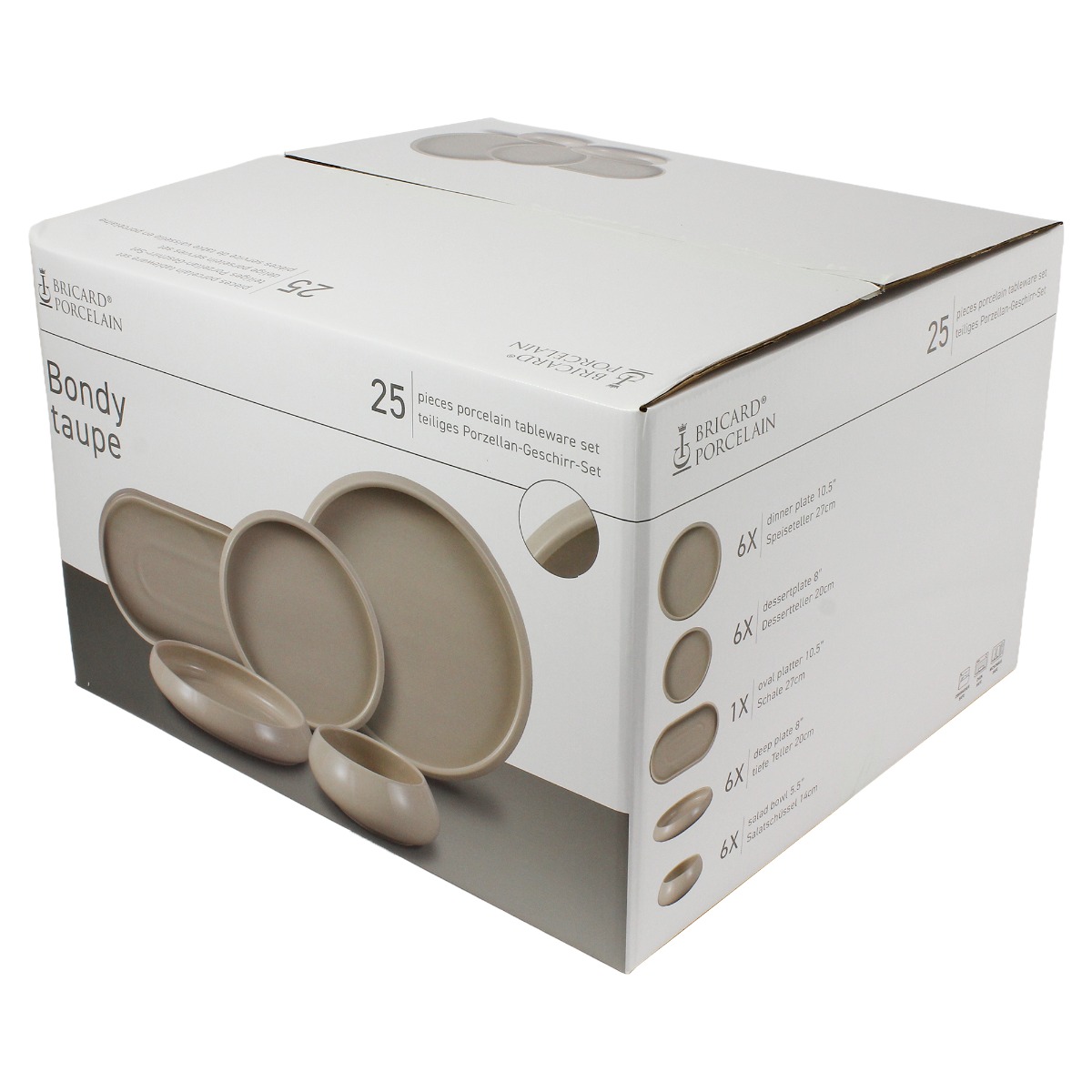 BRICARD BONDY GESCHIRR SET | TAUP 25-TEILIG