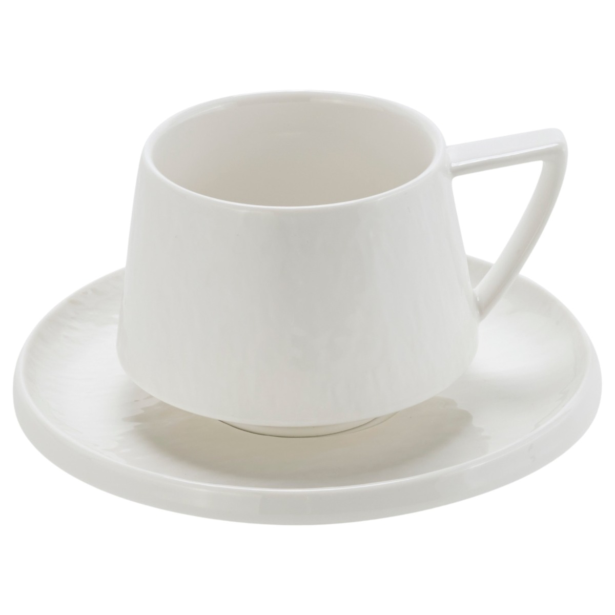 BRICARD BELLON ESPRESSO SET | WEIß GEPRÄGT 12-TEILIG