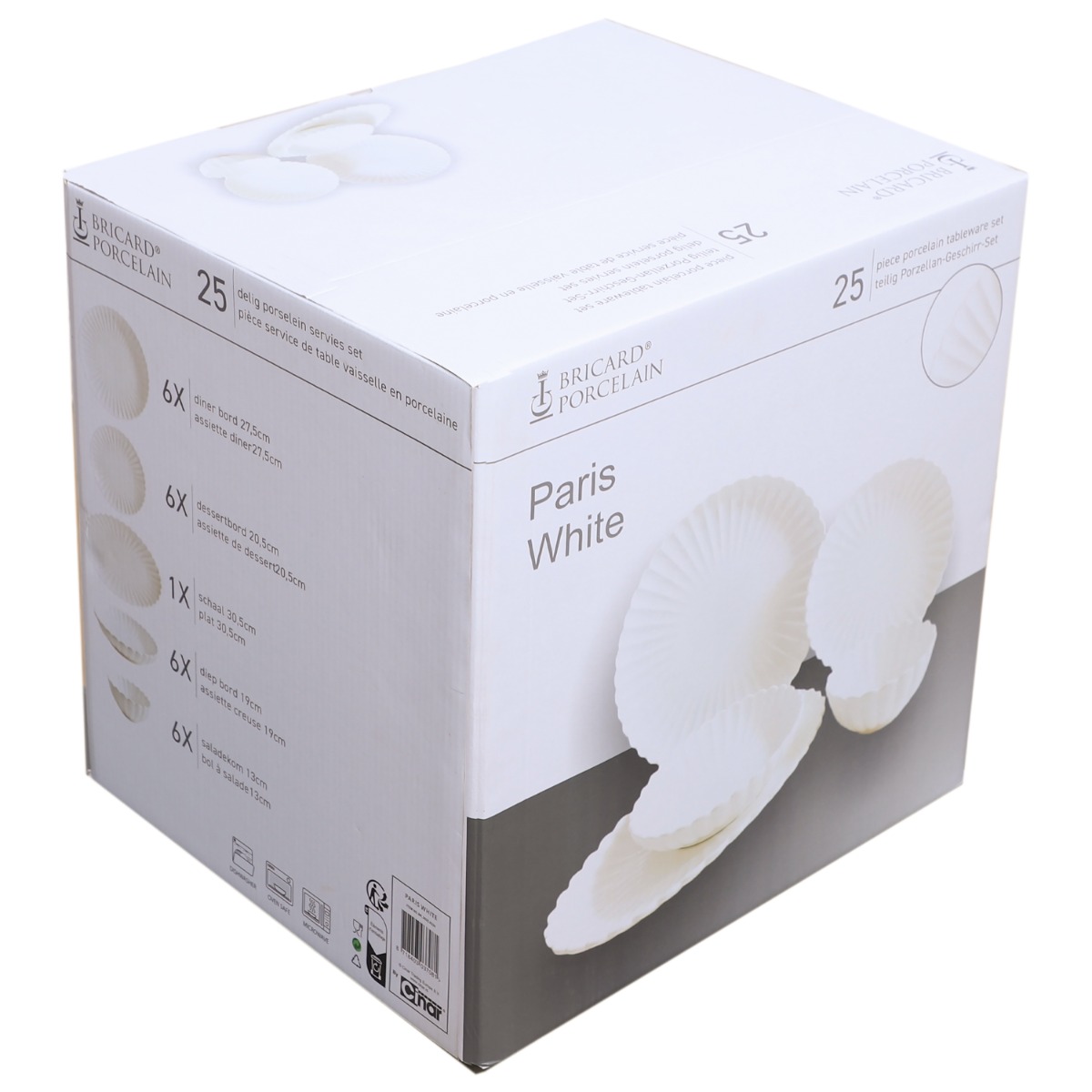 BRICARD PARIS DINNER SET | WIT 25-DELIG