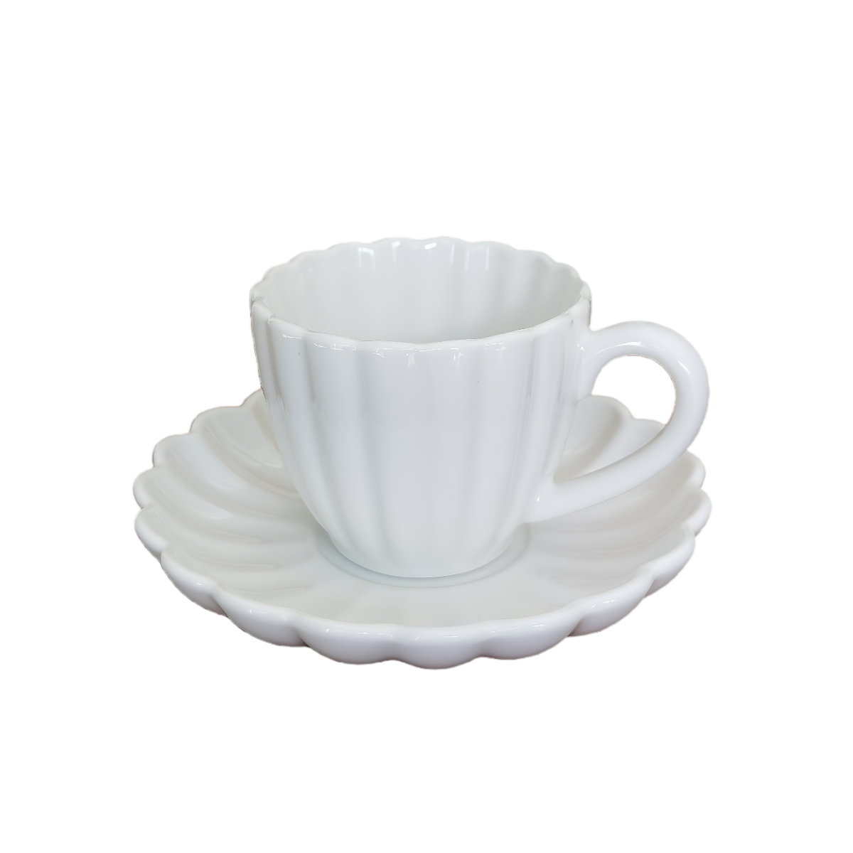 BRICARD PARIS ESPRESSOSET | WIT 12-DELIG