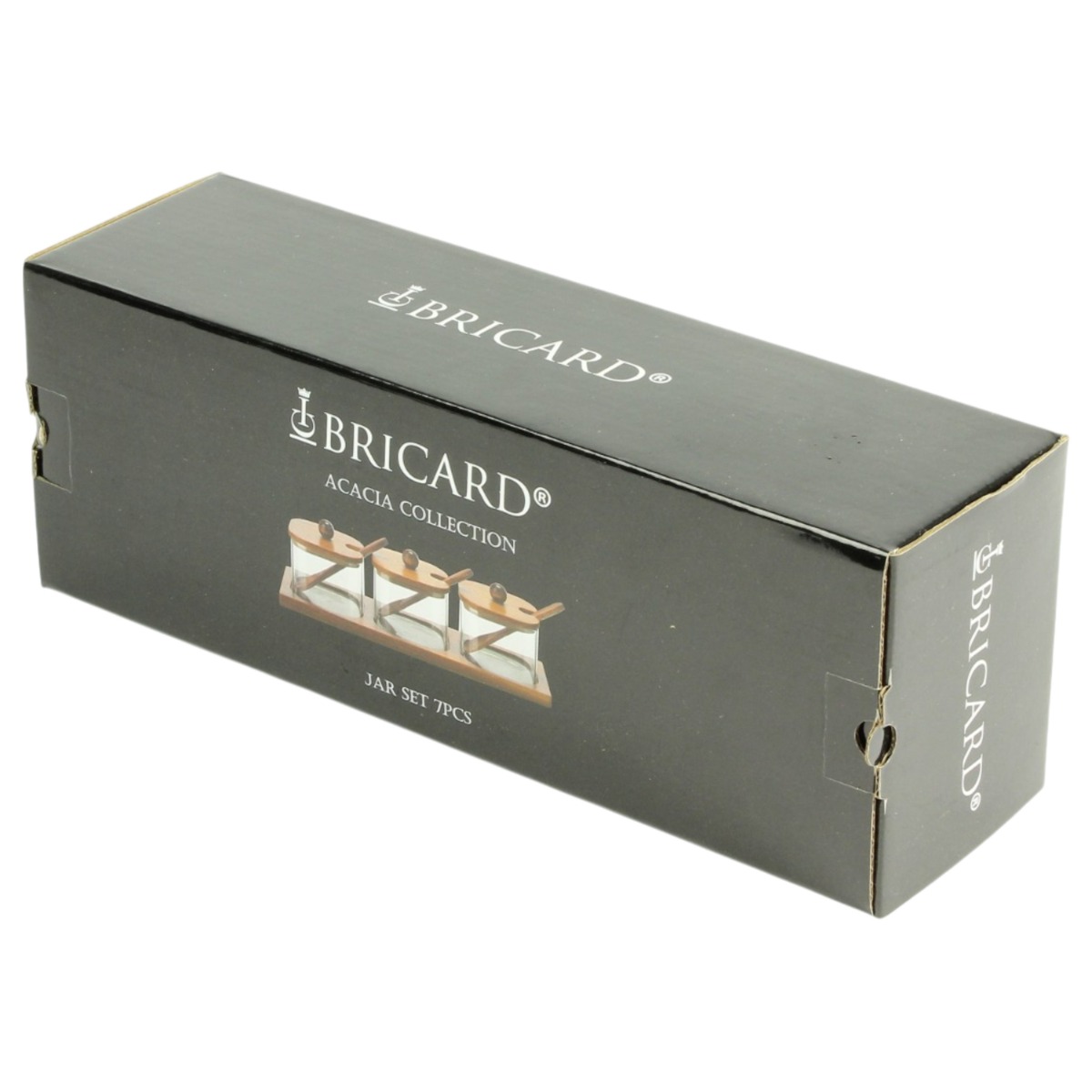 BRICARD ACACIA CONTAINERS SET 005A | 7-PIECE