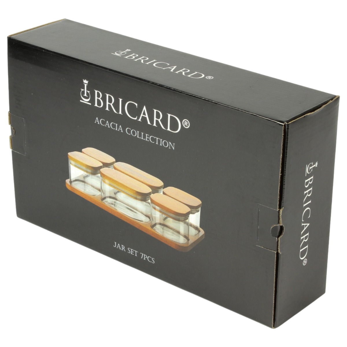 BRICARD ACACIA CONTAINERS SET 006A | 7-PIECE