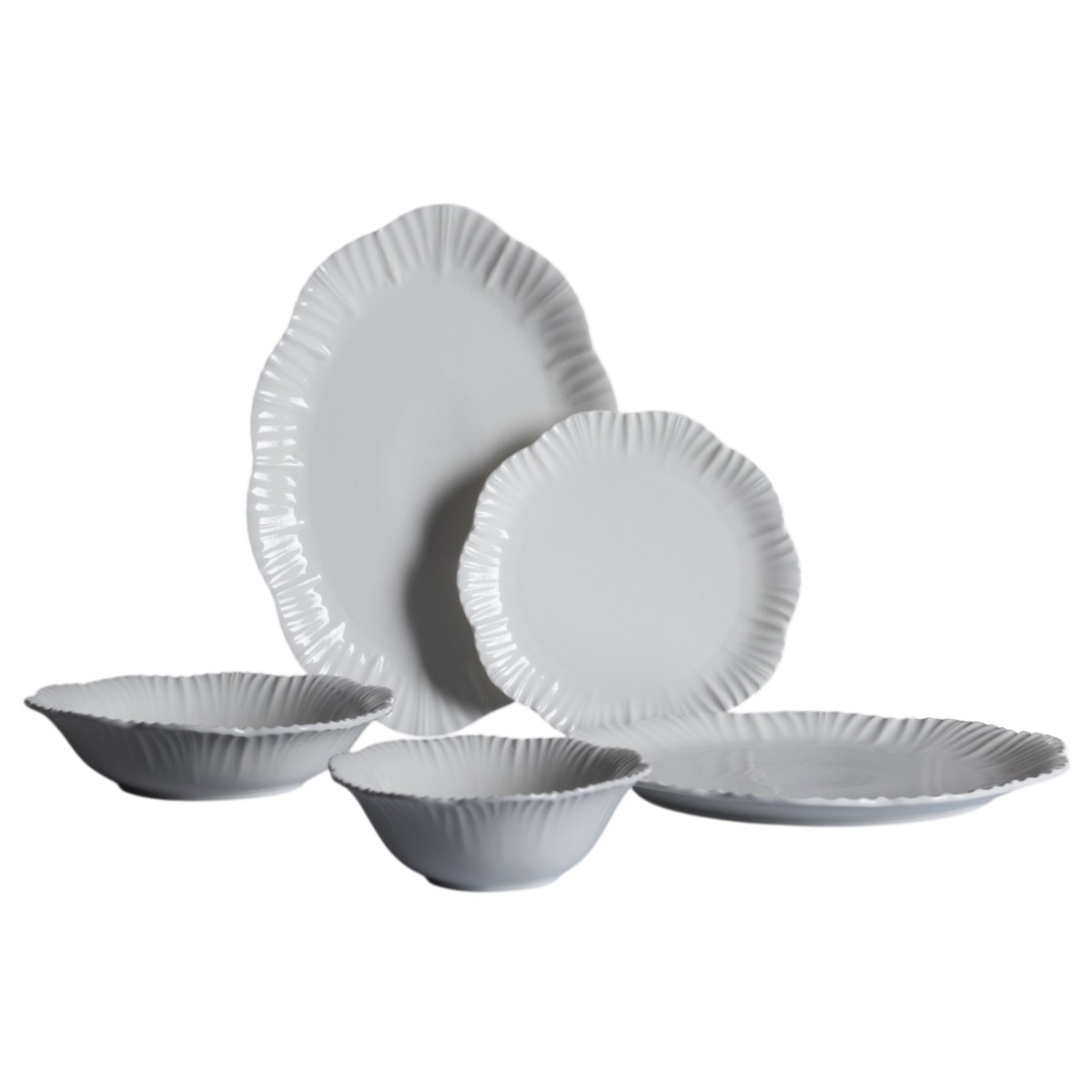 BRICARD BERNIS DINNER SET | WIT 25-DELIG