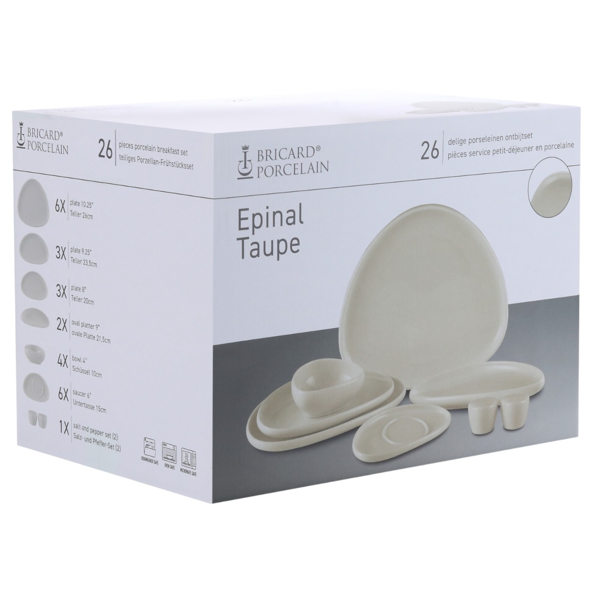 BRICARD EPINAL FRÜHSTÜCK SET | TAUP 26-TEILIG