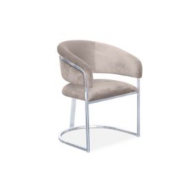 COSENZA DINING CHAIR | TAUPE FABRIC