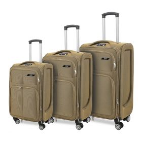 KOFFERSET CNR003 | BEIGE 3-TEILIG
