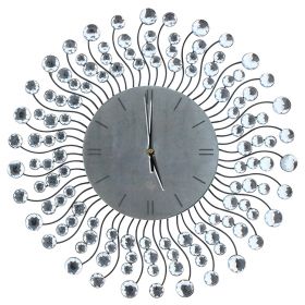 WANDKLOK CNR1047 50 x 50 CM ZILVER