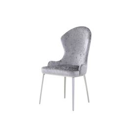 MODENA DINING CHAIR | SILVER FABRIC A41-4