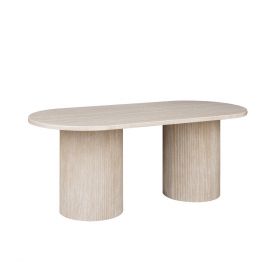 PATERNO EETTAFEL TRAVERTINE | 200X100X75 CM TRAVERTINE