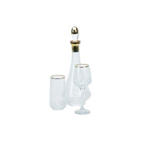 BRICARD ELIZE GLASSES SET | GOLD 12-PIECE