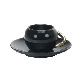 BRICARD ESPRESSO SET 2860 12/S-3 | ZWART - GOUD 12-DELIG