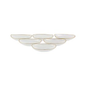 BRICARD ISTANBUL SCHALEN SET | 15 CM WIT-GOUD 6-DELIG