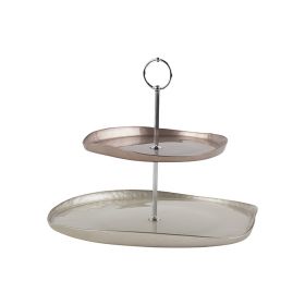 BRICARD BODRUM SERVING STAND  | 21 - 32 CM TAUPE-CHAMPAGNE
