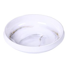 BRICARD MELAMINE SERVEERSCHAAL 501 | WIT-MARMER Ø29 CM