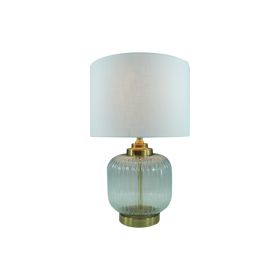 LUMCI DESIREE TABLE LAMP| GOLD-TRANSPARENT Ø30X47 CM