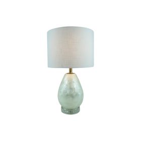 LUMCI ELISA TABLE LAMP| GOLD-WHITE Ø28X48 CM