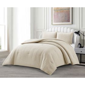 LAVELLA AFET TAGESDECKE SET | 240X250 CM BEIGE 3-TEILIG