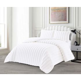 LAVELLA PERI TAGESDECKE SET | 235X250 CM WEIß 3-TEILIG