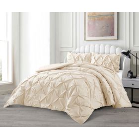LAVELLA EFSUN TAGESDECKE SET | 240X250 CM BEIGE 3-TEILIG