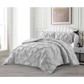 LAVELLA EFSUN TAGESDECKE SET | 240X250 CM GRAU 3-TEILIG