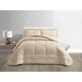 LAVELLA HANDE BEDSPREI SET | 260X240 CM BEIGE 3-DELIG